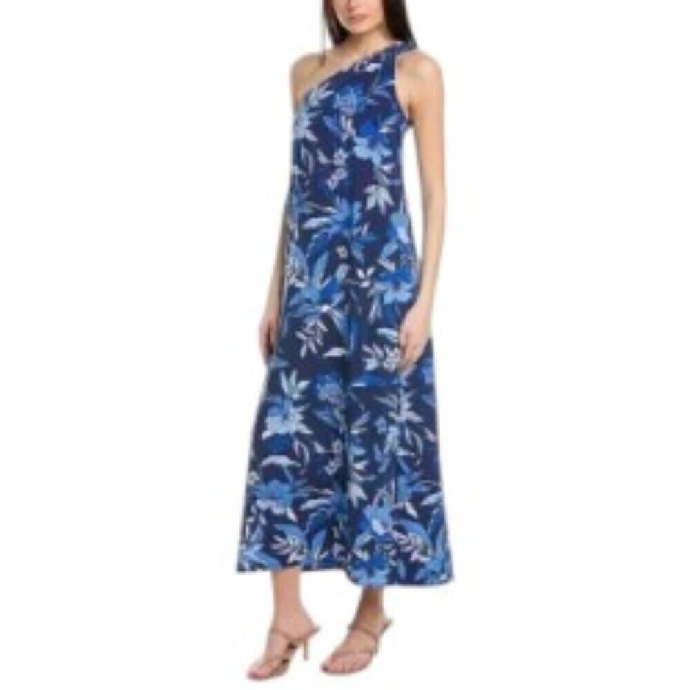 Tommy Bahama Romantic Blooms One Shoulder Maxi Dress S/P